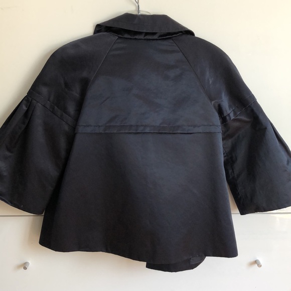 Navy satin jacket - Picture 4 of 4